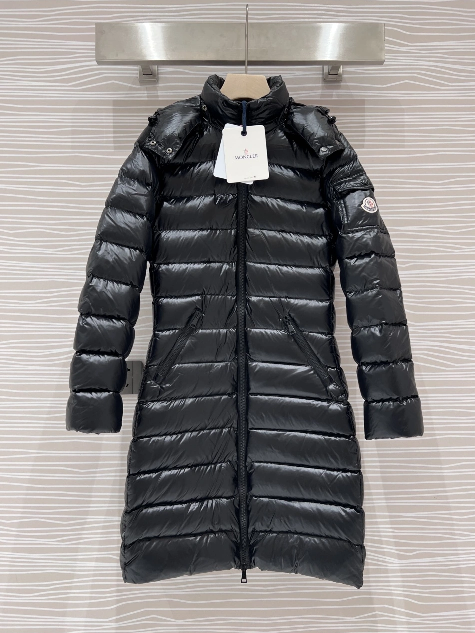 Moncler Down Feather Coat Long Sleeved For Women DailyWear 6304