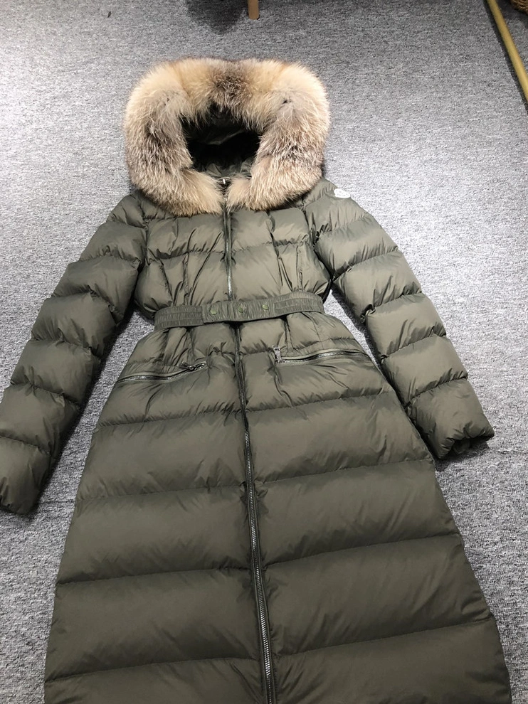Moncler Down Feather Coat Long Sleeved For Women Popular 405