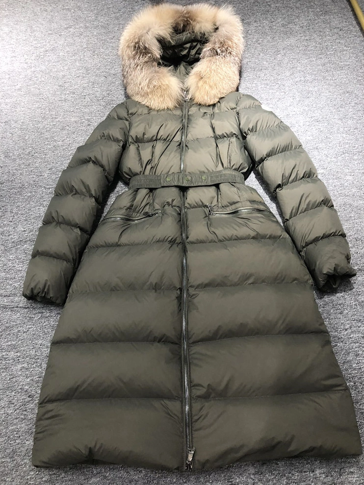 Moncler Down Feather Coat Long Sleeved For Women Popular 405