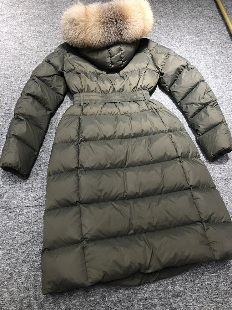 Moncler Down Feather Coat Long Sleeved For Women Popular 405
