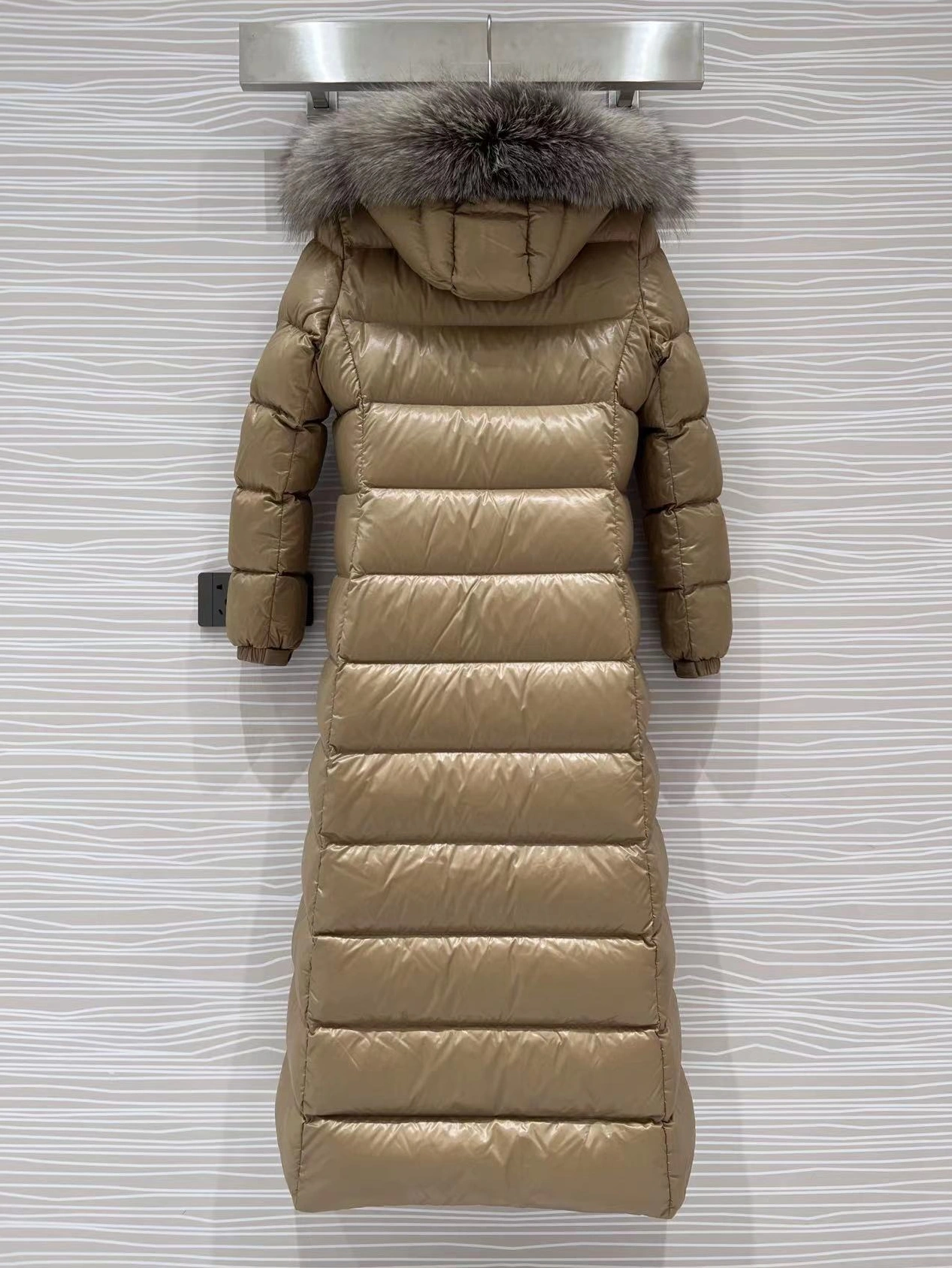 Moncler Down Feather Coat Long Sleeved For Women Versatile 8785