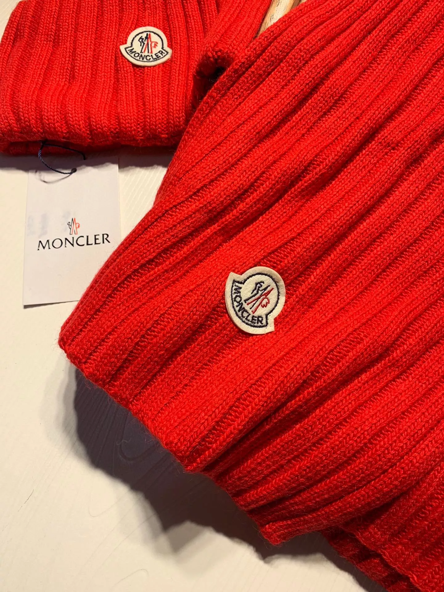 Moncler Hat and Scarf Set Sophisticated 9437
