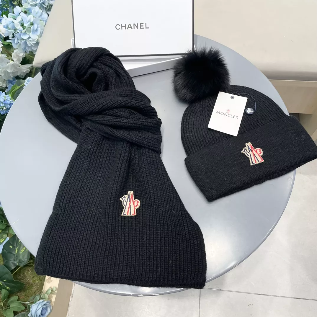 Moncler Hat and Scarf Set TopPick 5716