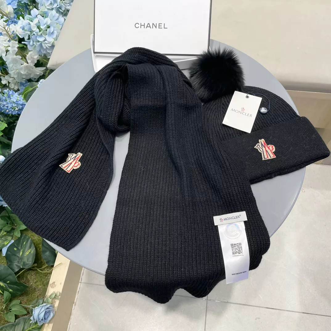 Moncler Hat and Scarf Set TopPick 5716
