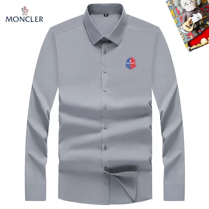 Moncler Shirts Long Sleeved For Men Flexible 9128