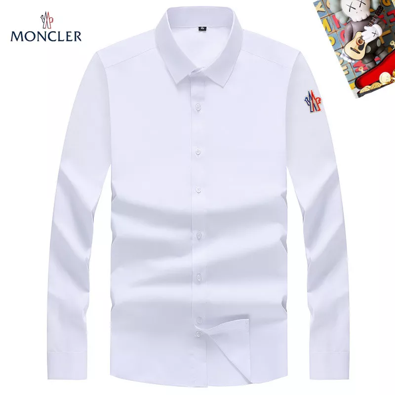 Moncler Shirts Long Sleeved For Men Minimalist 6564