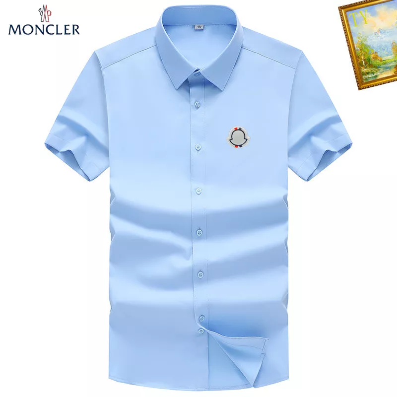 Moncler Shirts Short Sleeved For Men Bright 933