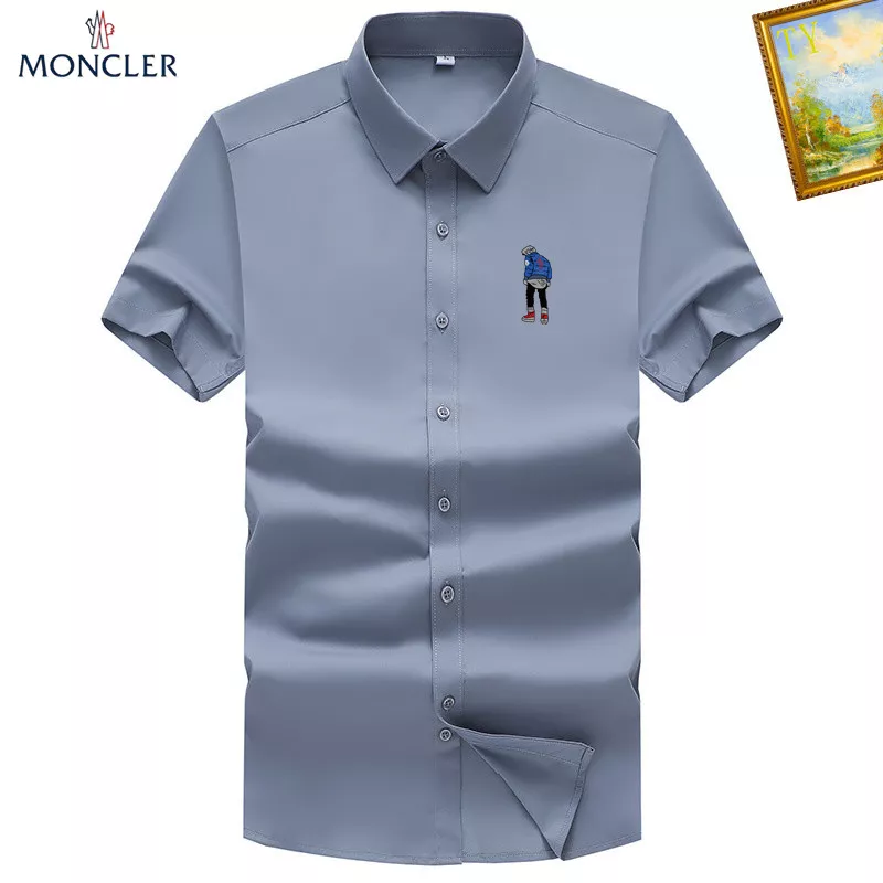Moncler Shirts Short Sleeved For Men Cozy 1618