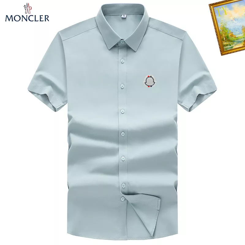 Moncler Shirts Short Sleeved For Men Lightweight 4078