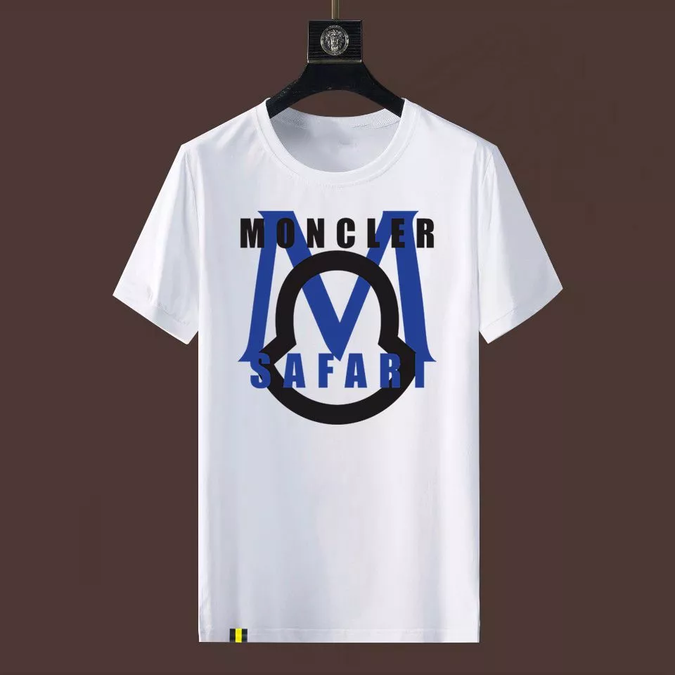 Moncler T-Shirts Short Sleeved For Men Bright 8066