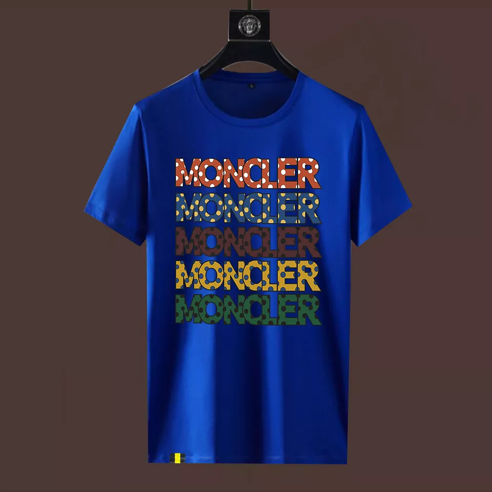 Moncler T-Shirts Short Sleeved For Men Bright 8292