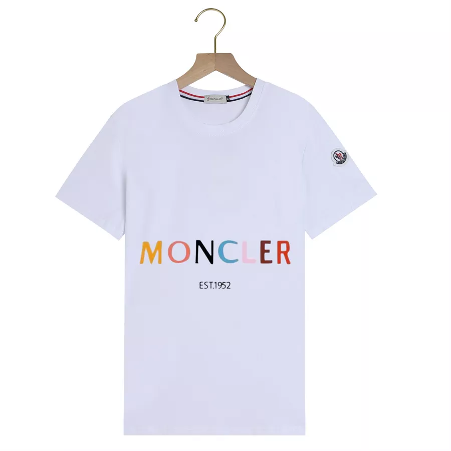 Moncler T-Shirts Short Sleeved For Men EasyMatch 7162