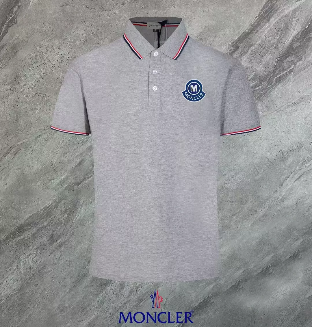 Moncler T-Shirts Short Sleeved For Men Refined 5528