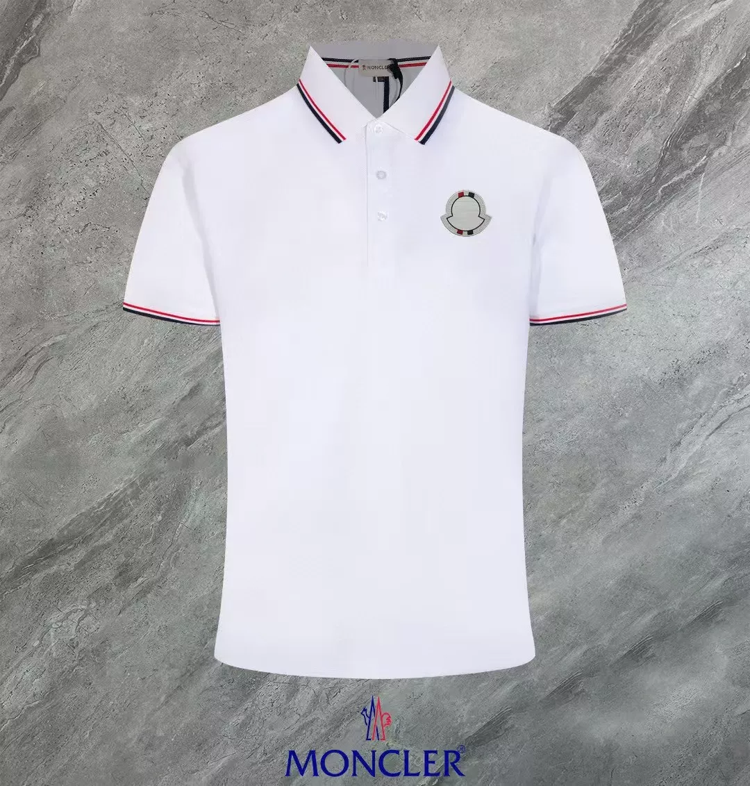Moncler T-Shirts Short Sleeved For Men Sleek 6583