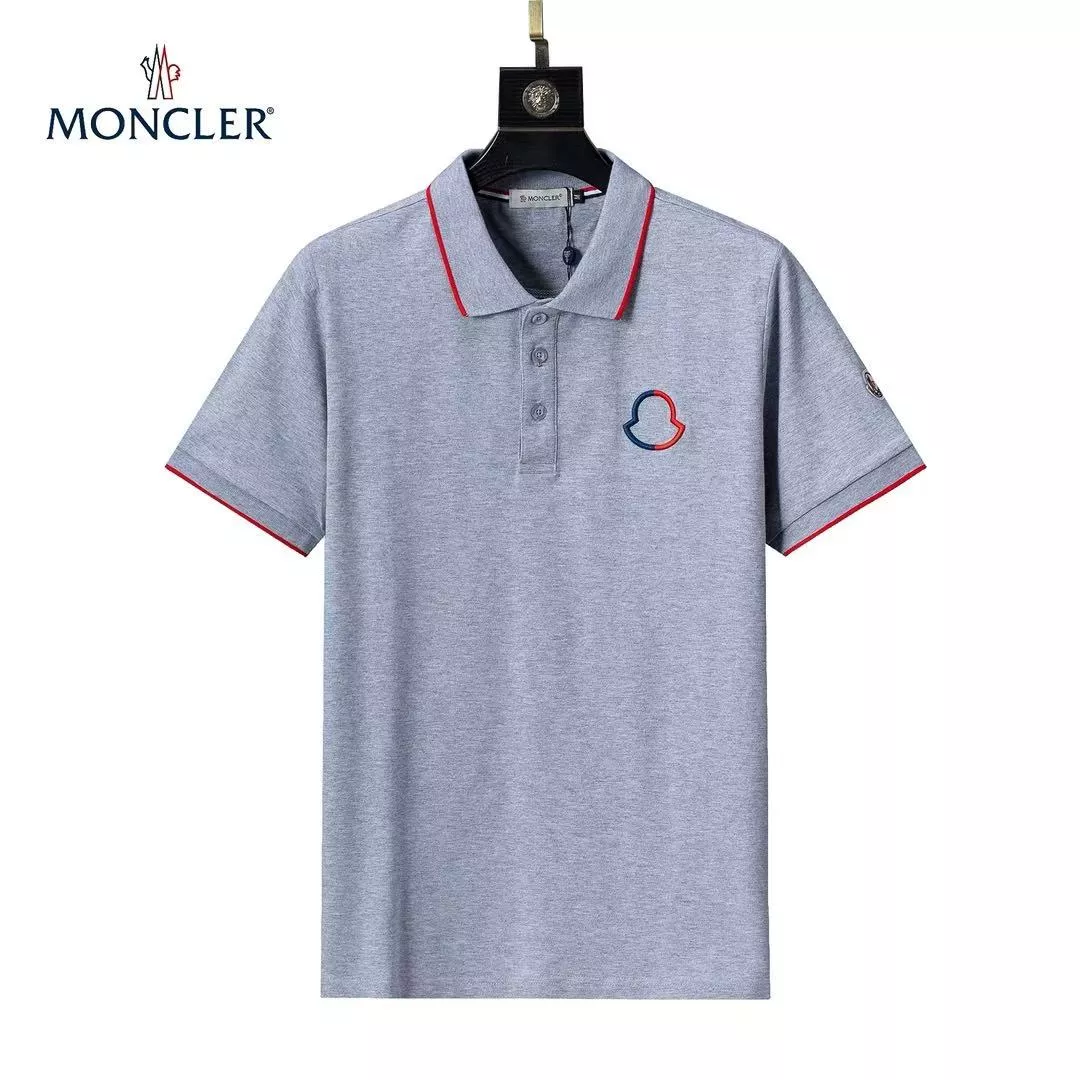 Moncler T-Shirts Short Sleeved For Men Versatile 4036