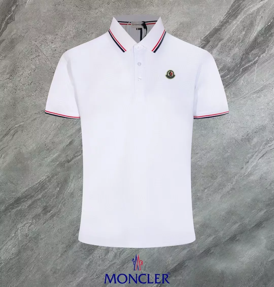 Moncler T-Shirts Short Sleeved For Men Vibrant 7514