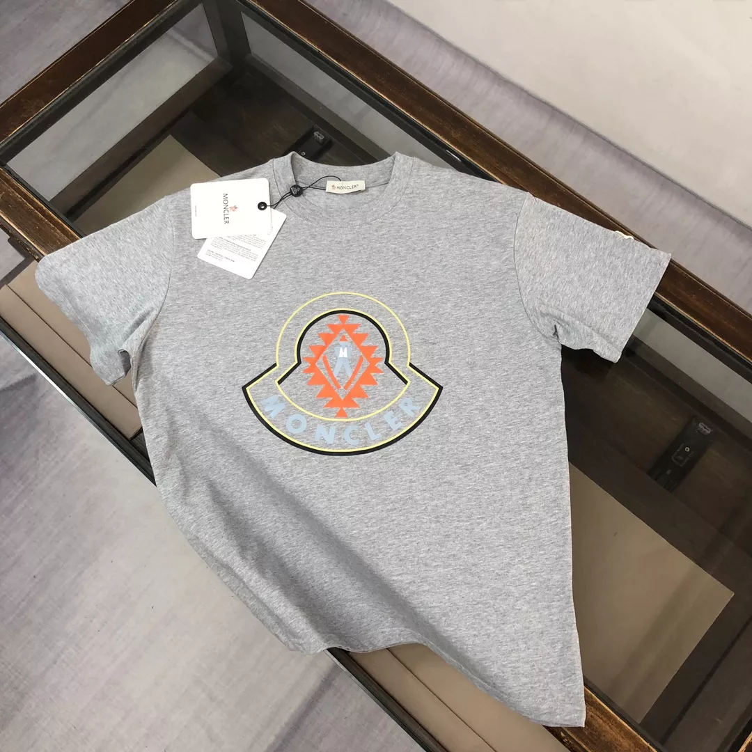 Moncler T-Shirts Short Sleeved For Unisex Bright 1819