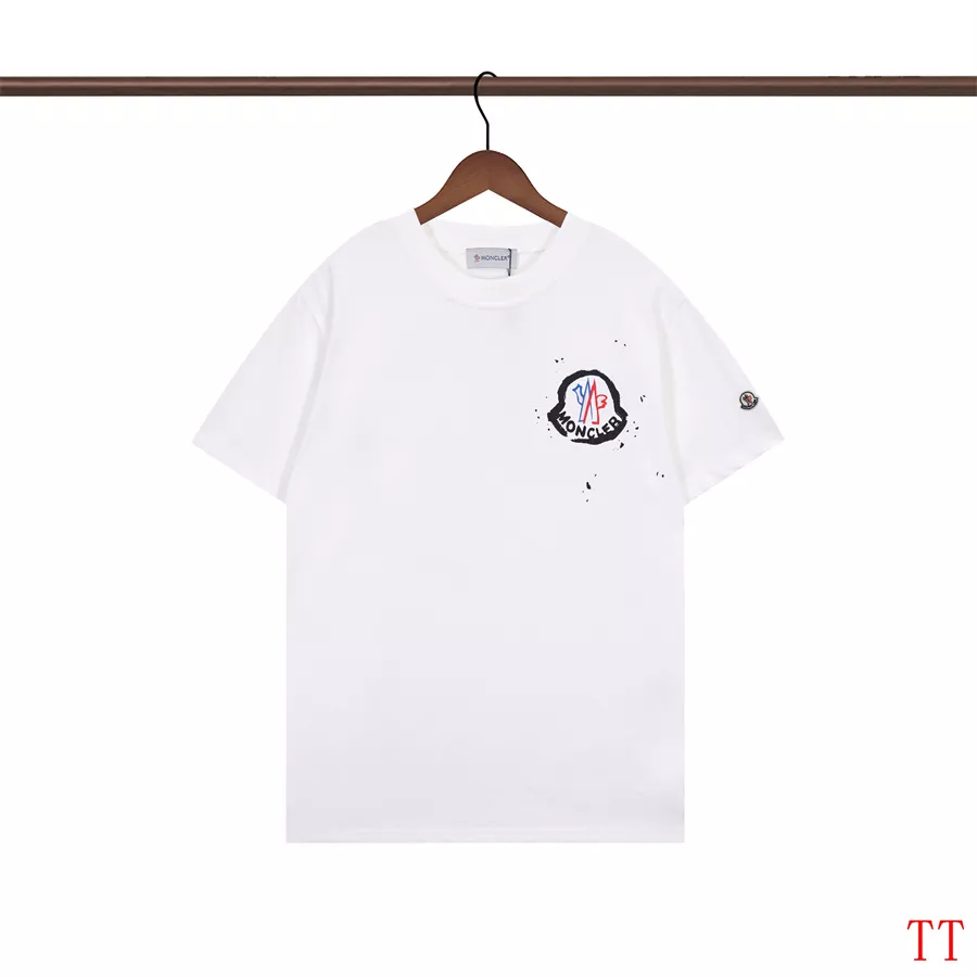 Moncler T-Shirts Short Sleeved For Unisex Comfortable 6201