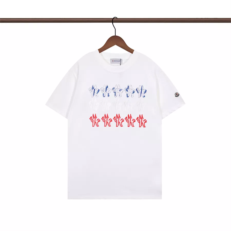 Moncler T-Shirts Short Sleeved For Unisex DailyWear 1643