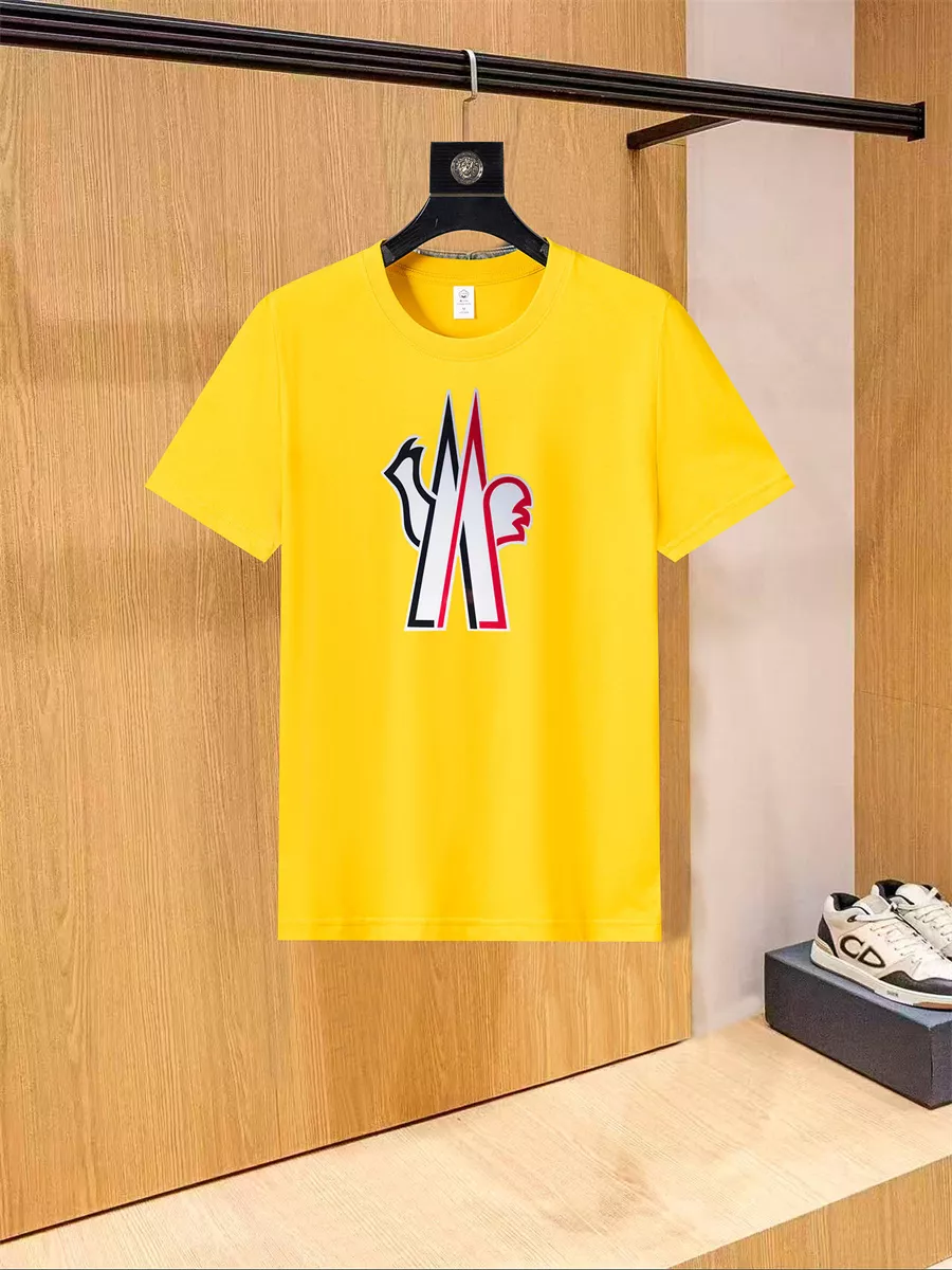 Moncler T-Shirts Short Sleeved For Unisex DailyWear 4858