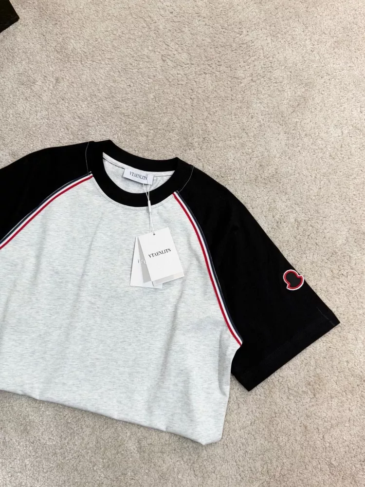 Moncler T-Shirts Short Sleeved For Unisex Durable 4909