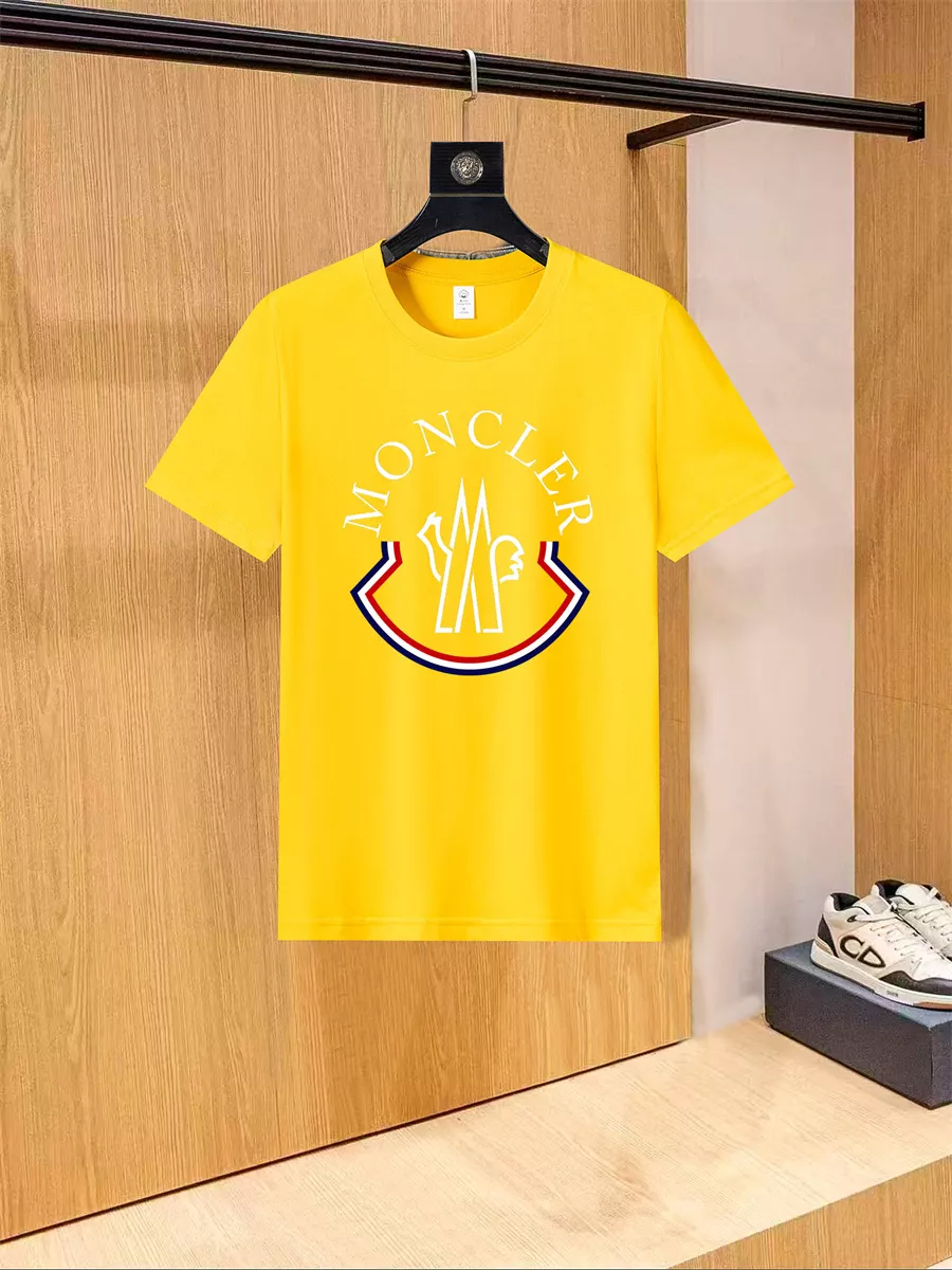 Moncler T-Shirts Short Sleeved For Unisex Flexible 6994