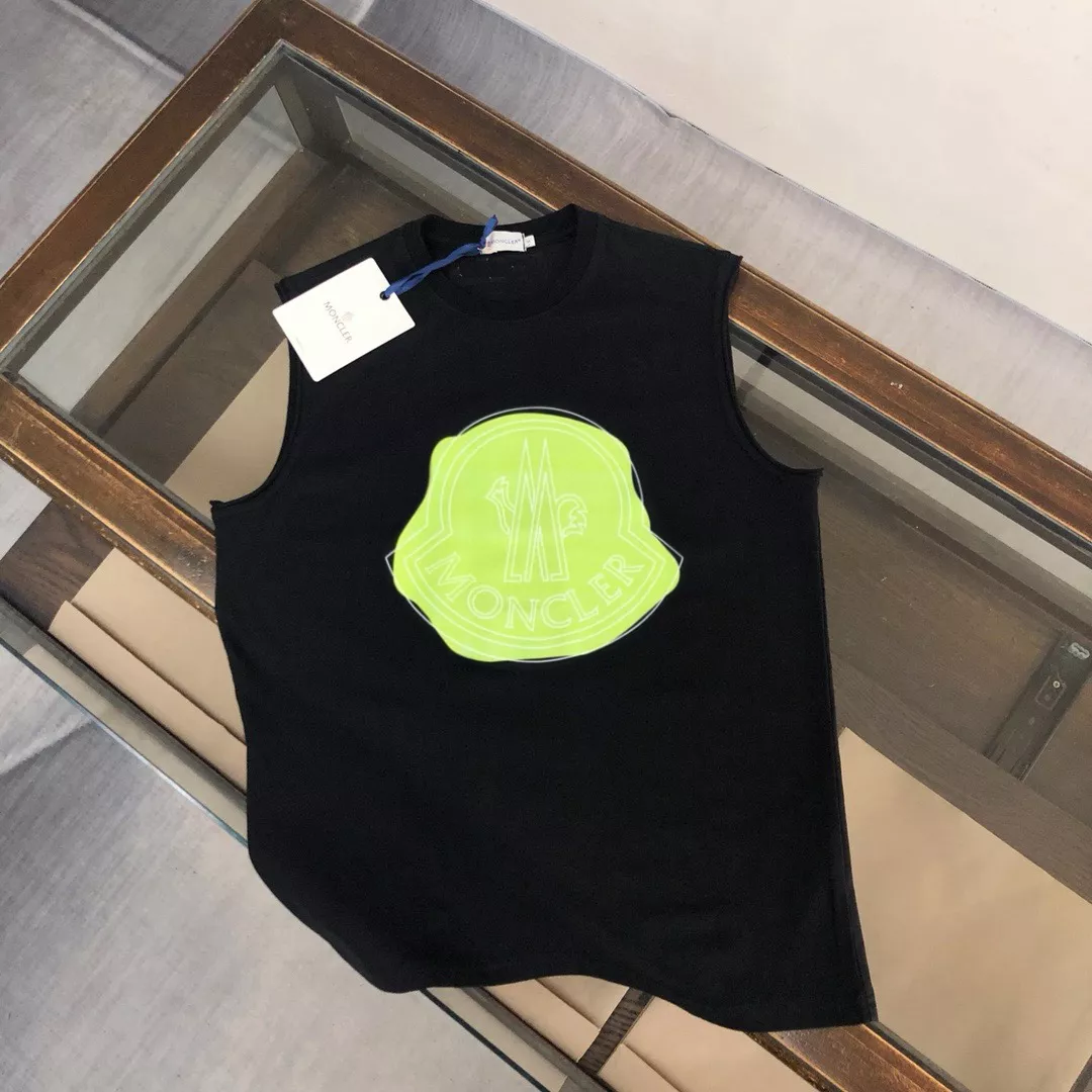 Moncler T-Shirts Sleeveless For Unisex Refined 3650