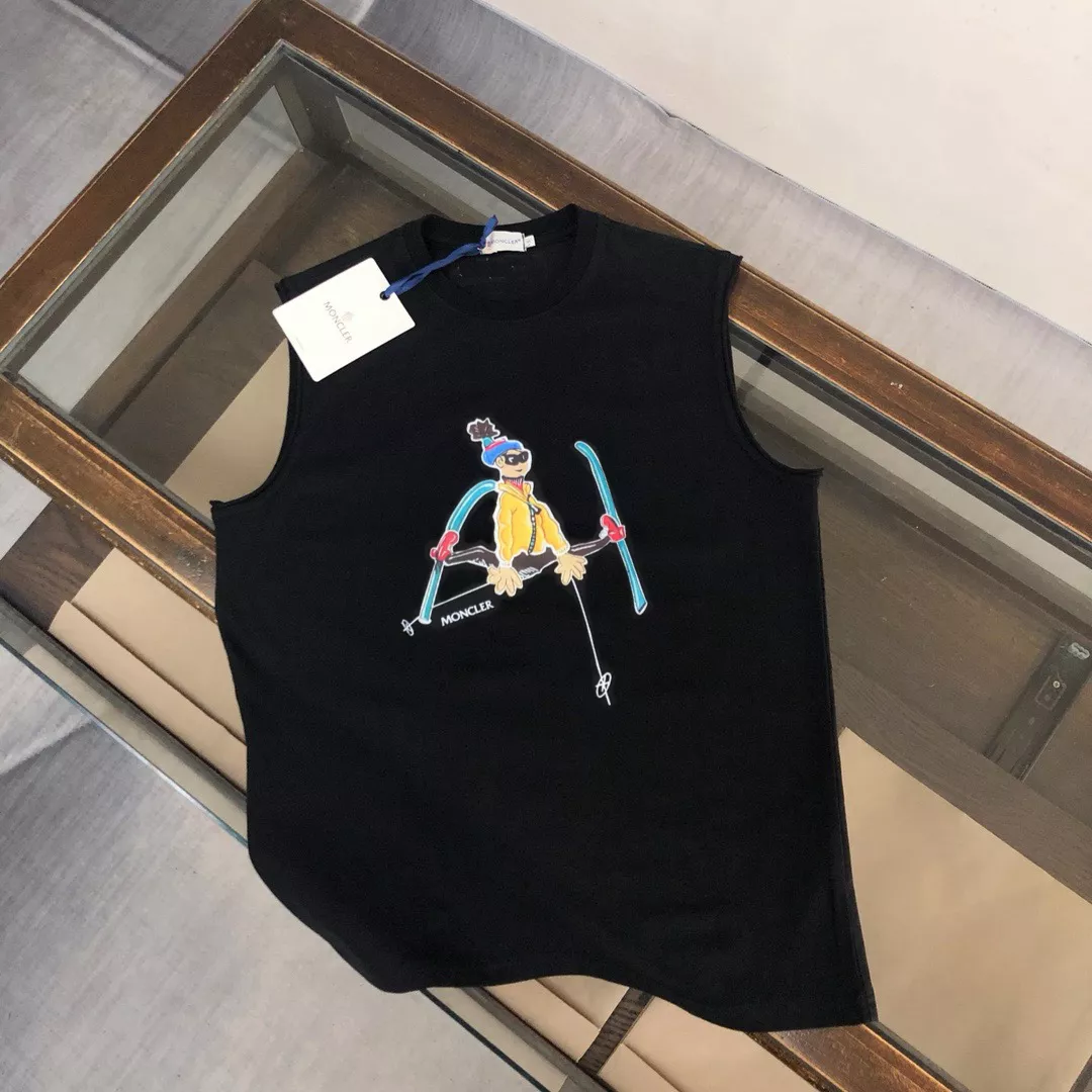 Moncler T-Shirts Sleeveless For Unisex Unique 3163