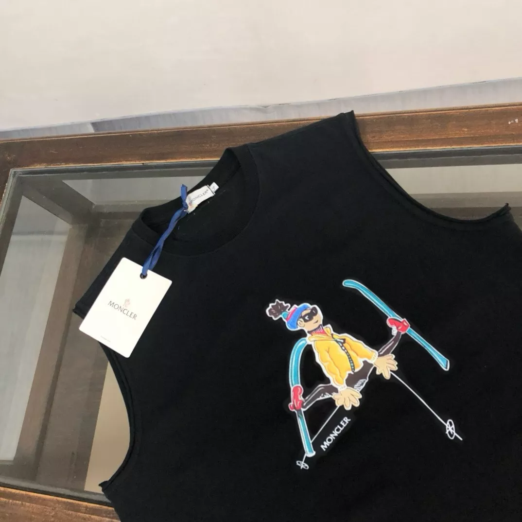 Moncler T-Shirts Sleeveless For Unisex Unique 3163