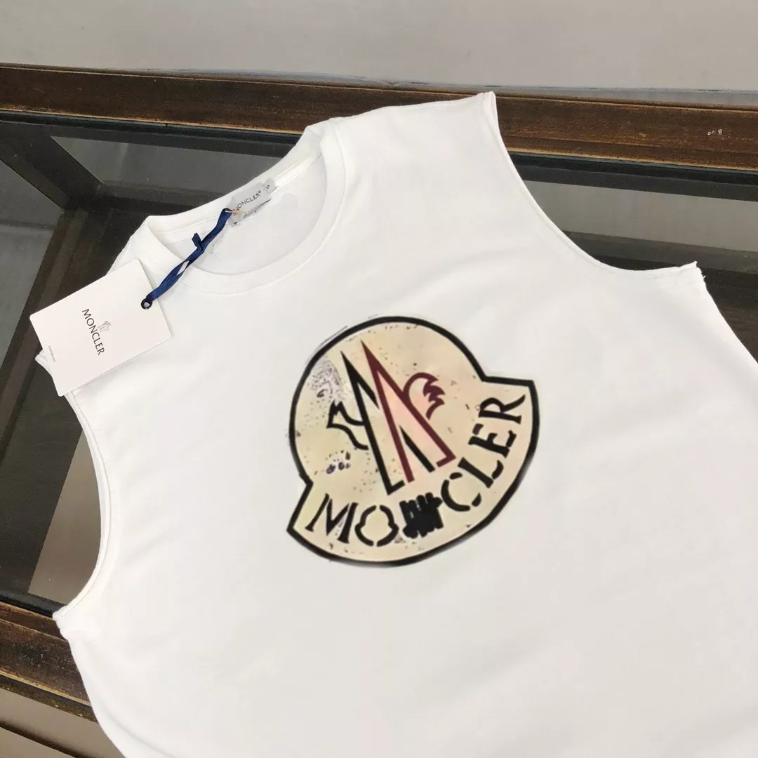 Moncler T-Shirts Sleeveless For Unisex Vibrant 4871