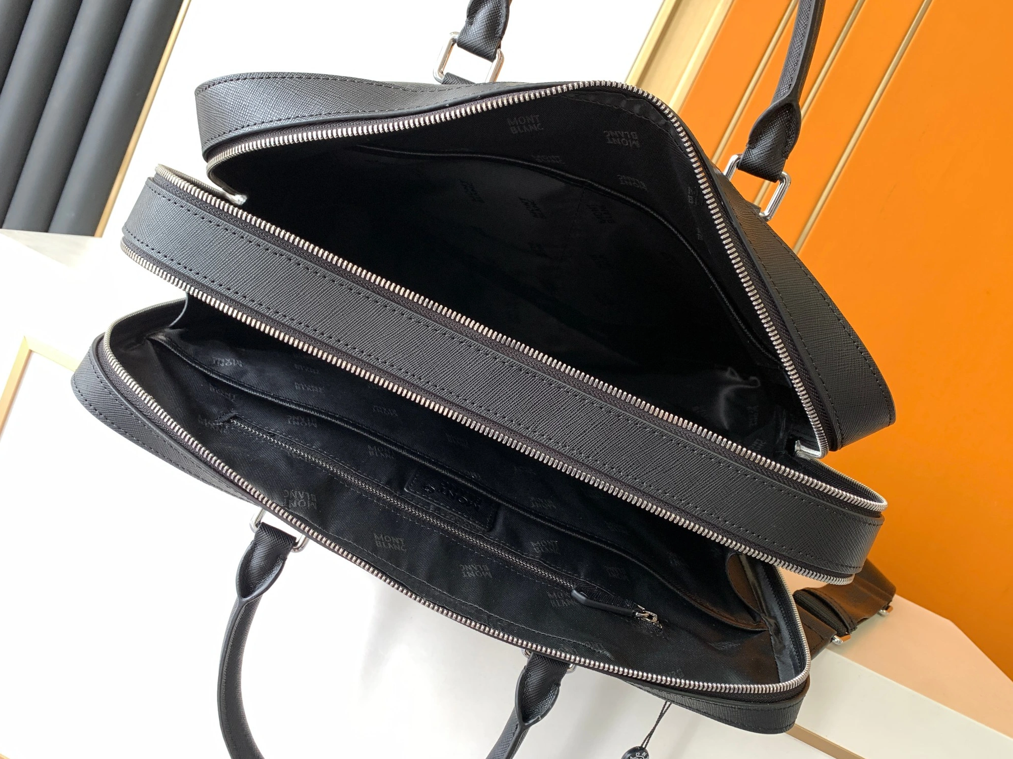 Mont Blanc AAA Man Handbags Versatile 9726
