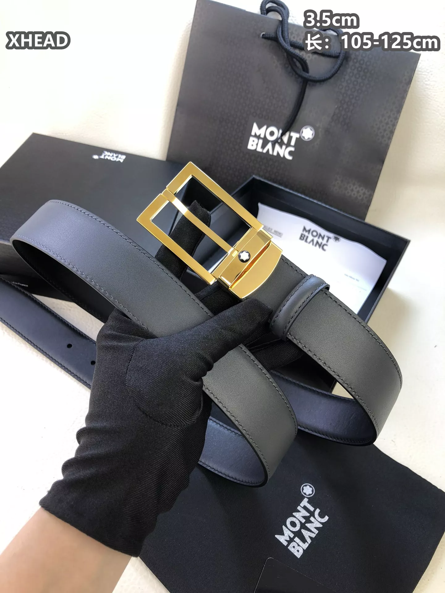 Montblanc AAA Quality Belts For Men Bright 9813