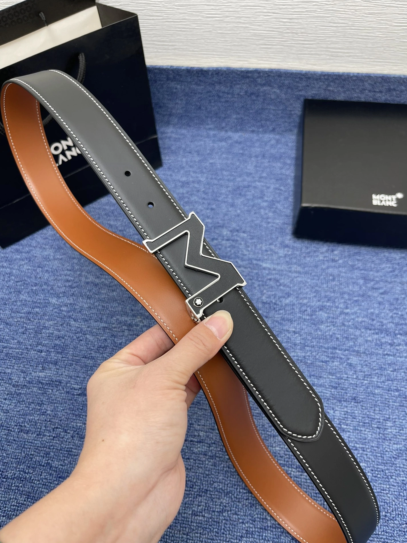 Montblanc AAA Quality Belts For Men Sophisticated 1636