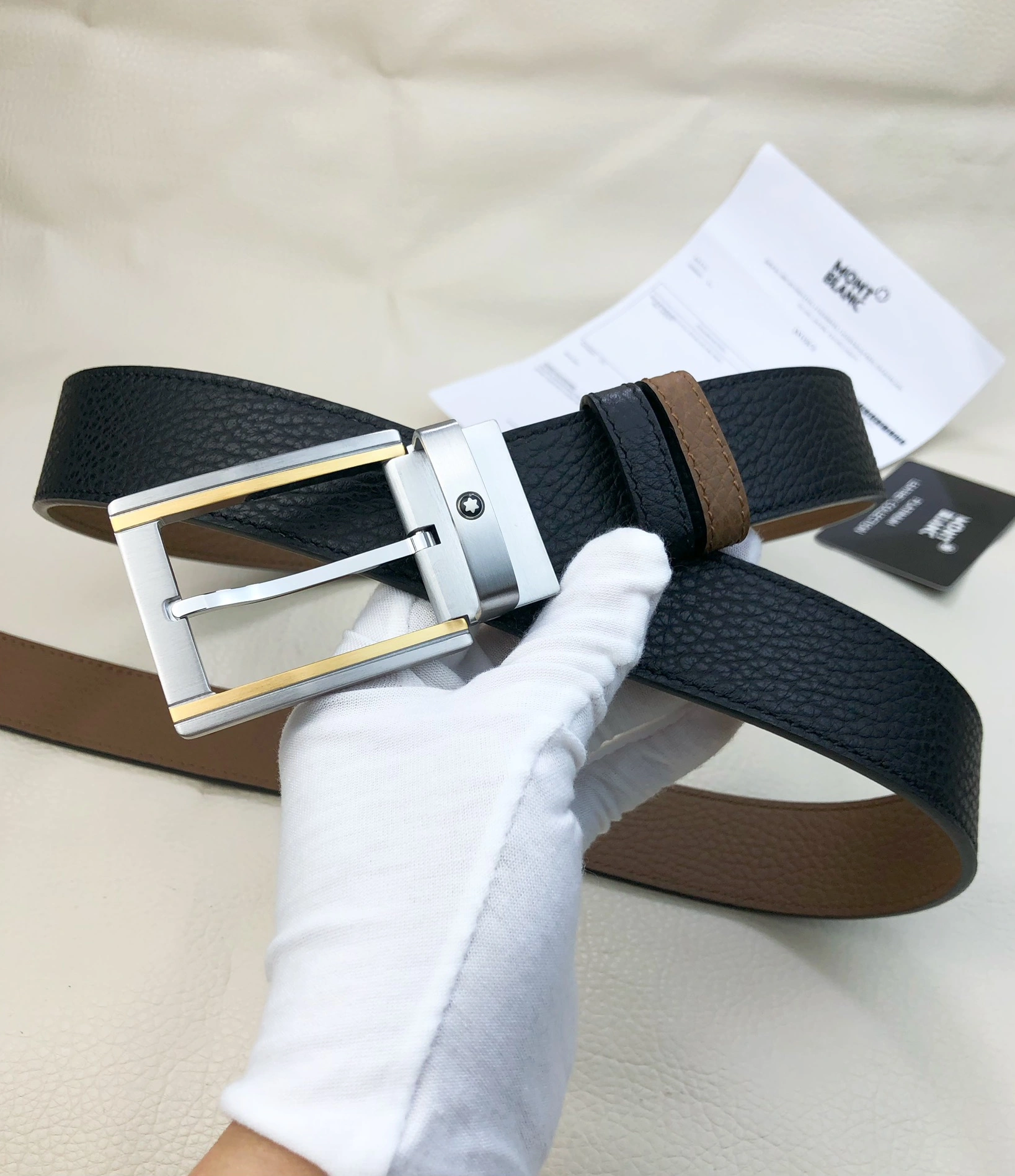 Montblanc AAA Quality Belts For Men Versatile 4006