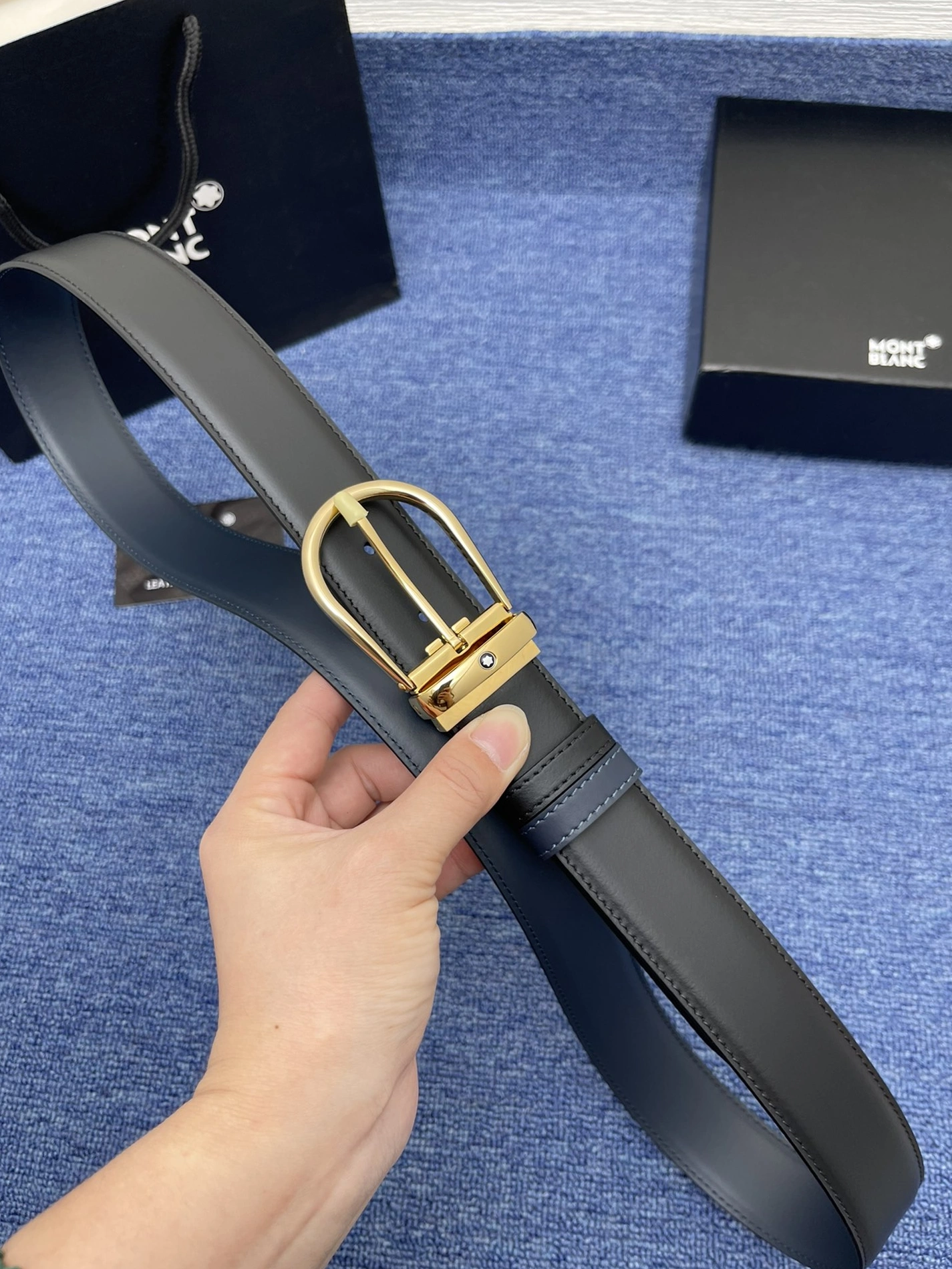 Montblanc AAA Quality Belts For Men Vibrant 865