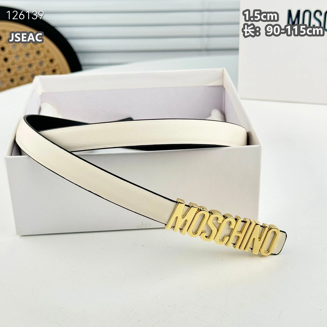 Moschino AAA Quality Belts For Women Comfortable 9838