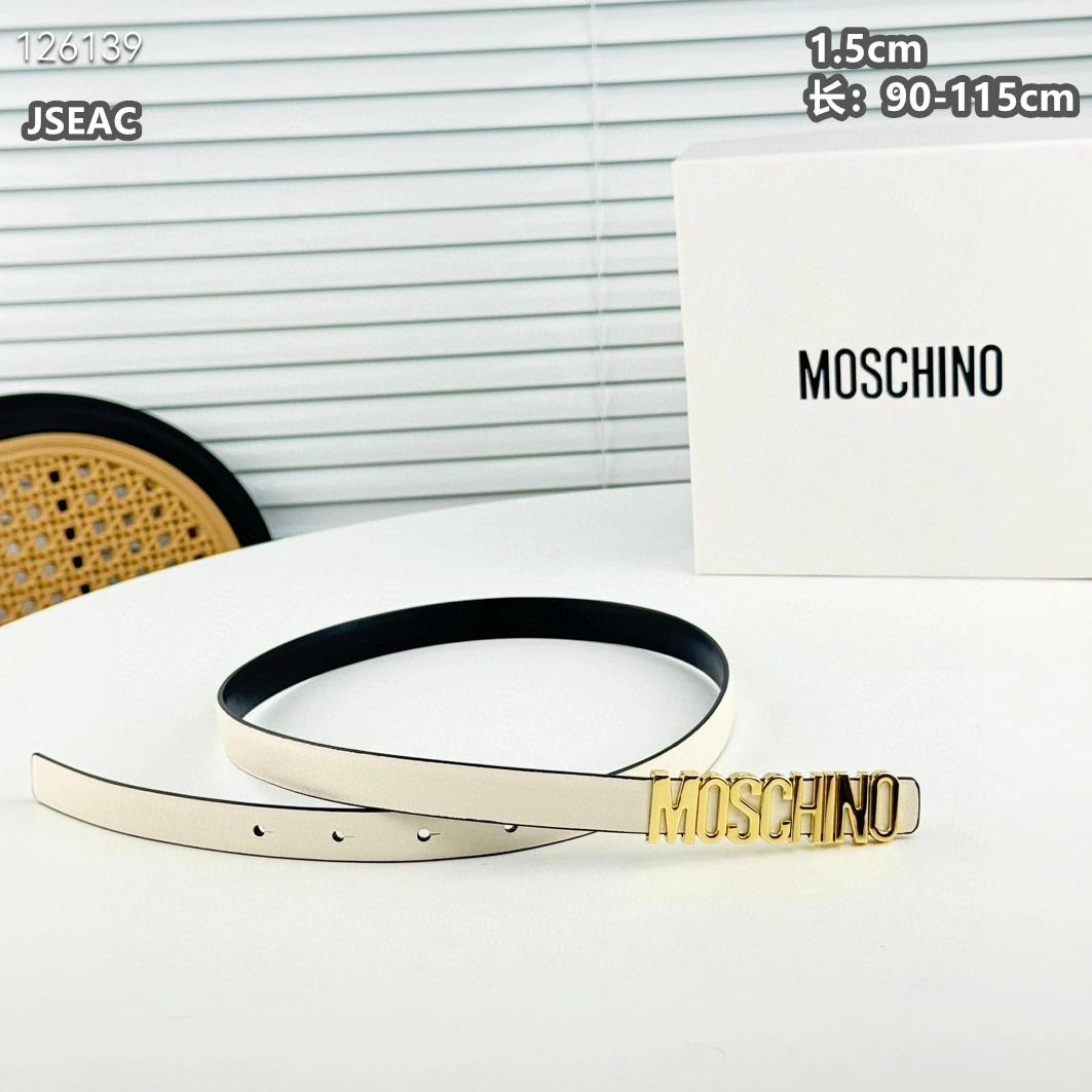 Moschino AAA Quality Belts For Women Comfortable 9838