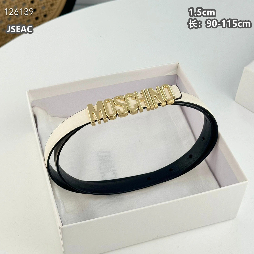 Moschino AAA Quality Belts For Women Comfortable 9838