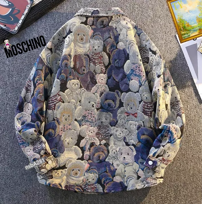 Moschino Fashion Jackets Long Sleeved For Men Flexible 5182