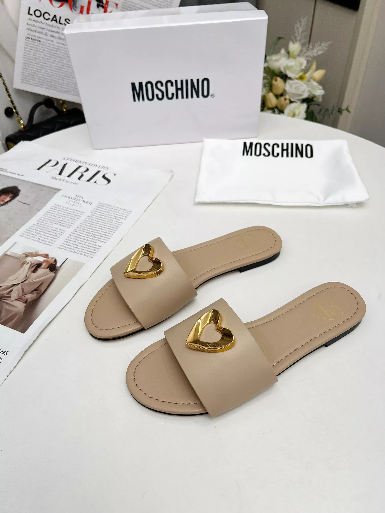 Moschino Slippers For Women Affordable 4735