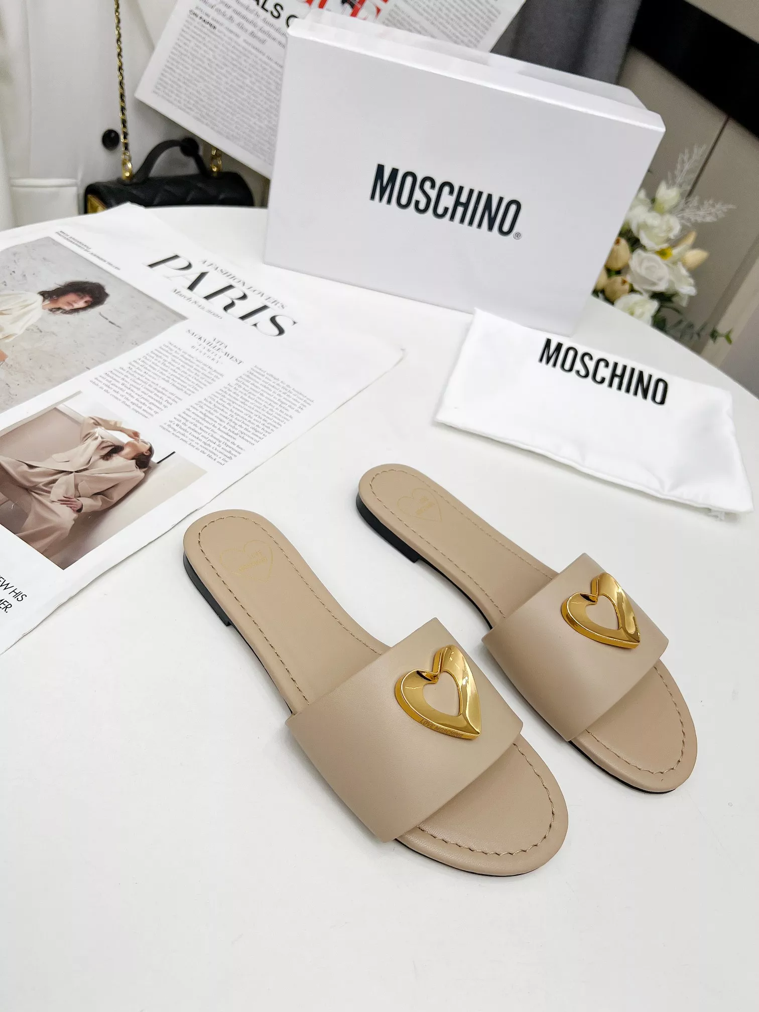 Moschino Slippers For Women Affordable 4735