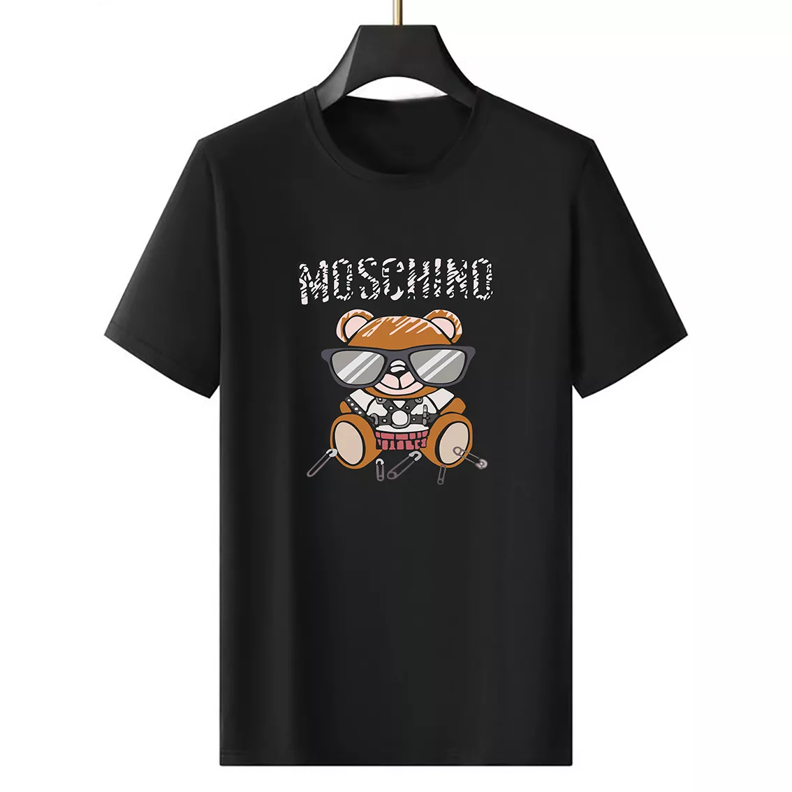 Moschino T-Shirts Short Sleeved For Men Practical 2657