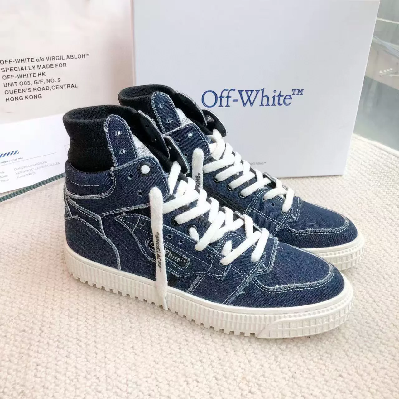 NewStyle 1969 Off-White High Tops Shoes For Men