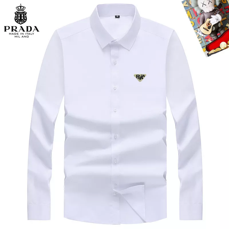 NewStyle 2325 Prada Shirts Long Sleeved For Men