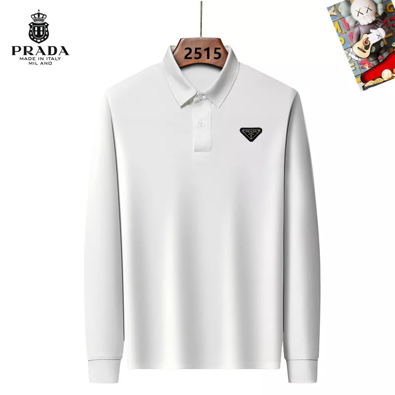 NewStyle 2856 Prada T-Shirts Long Sleeved For Men