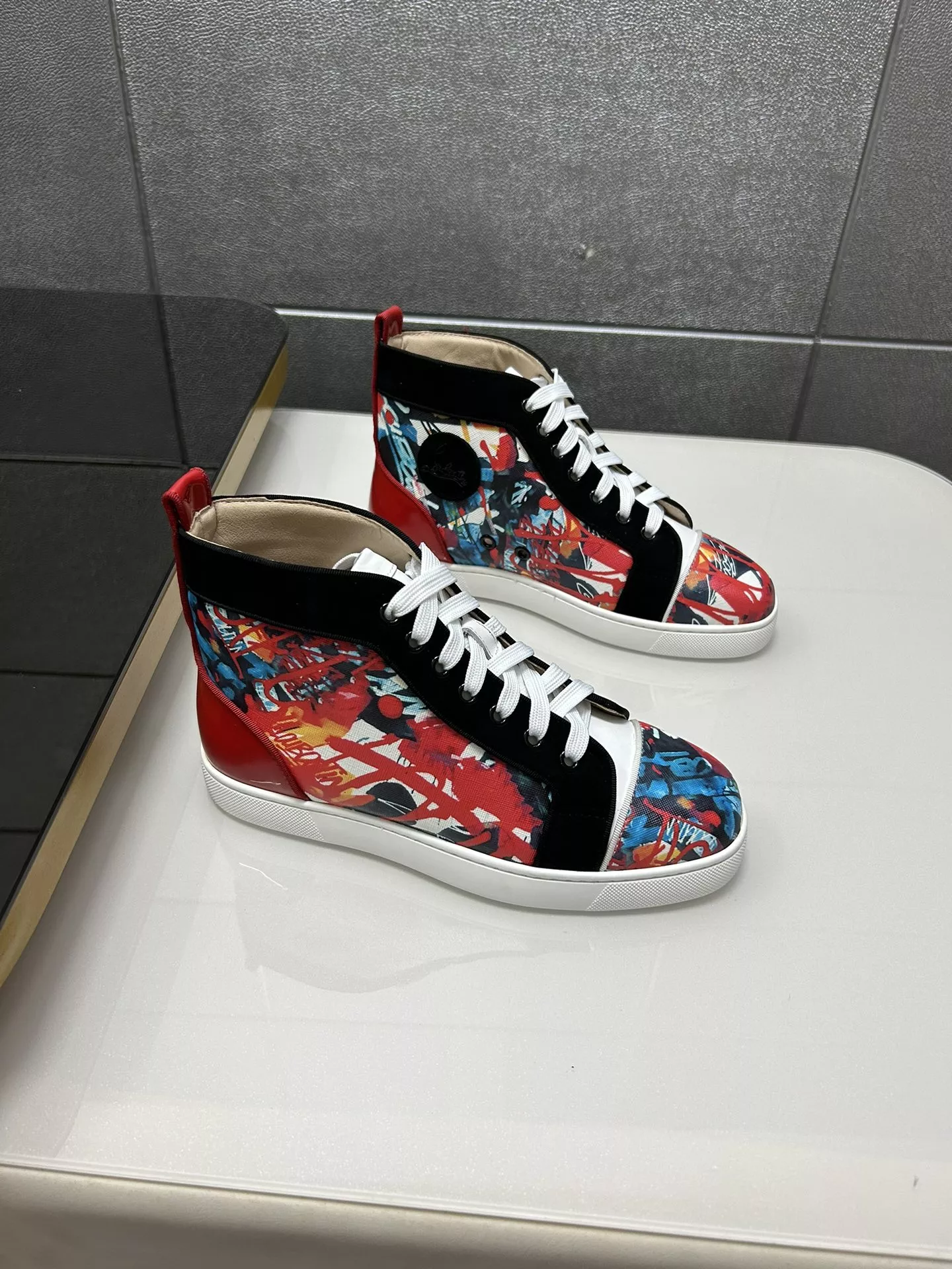 NewStyle 2984 Christian Louboutin High Top Shoes For Men