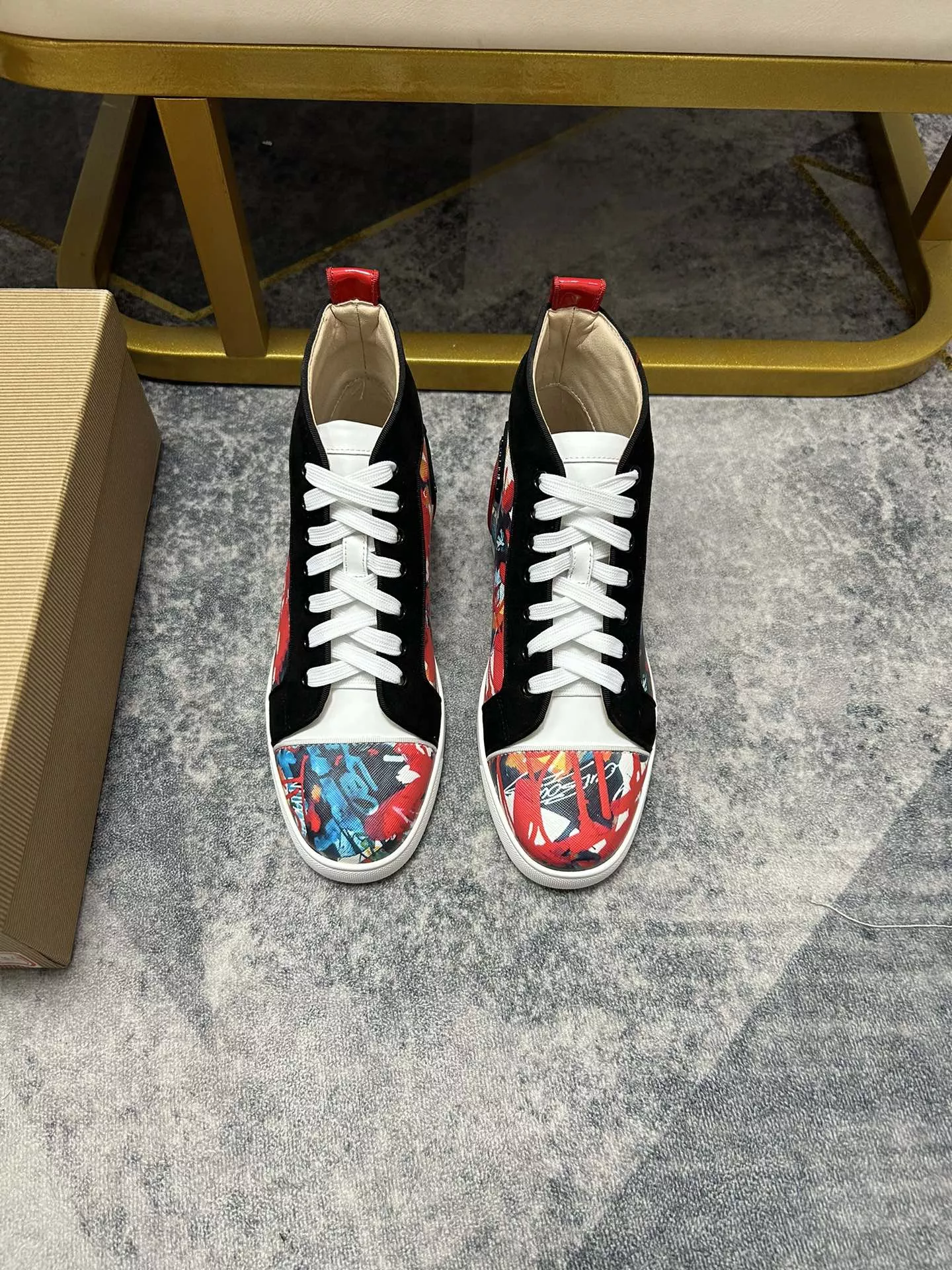 NewStyle 2984 Christian Louboutin High Top Shoes For Men