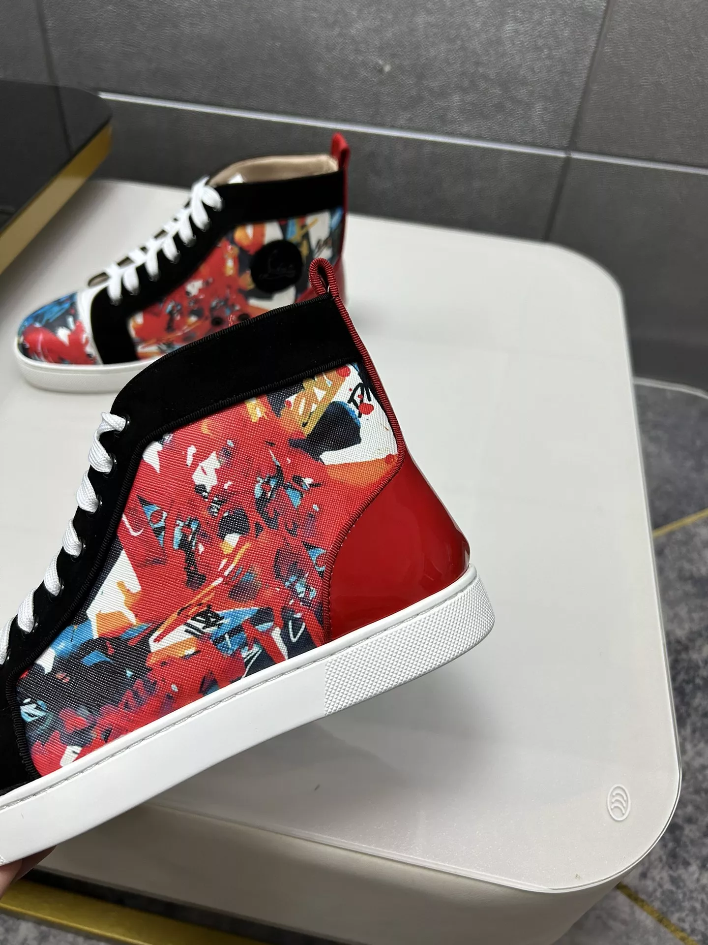 NewStyle 2984 Christian Louboutin High Top Shoes For Men