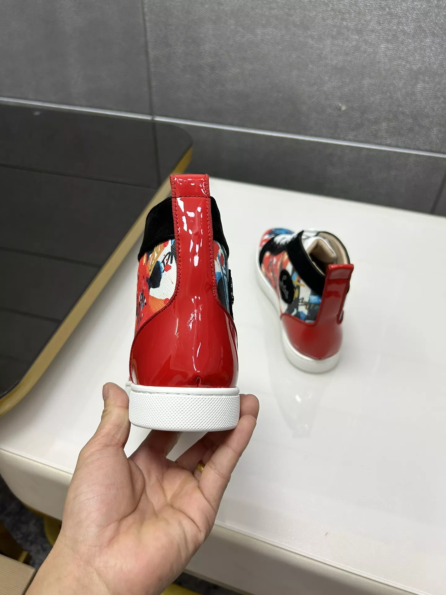 NewStyle 2984 Christian Louboutin High Top Shoes For Men