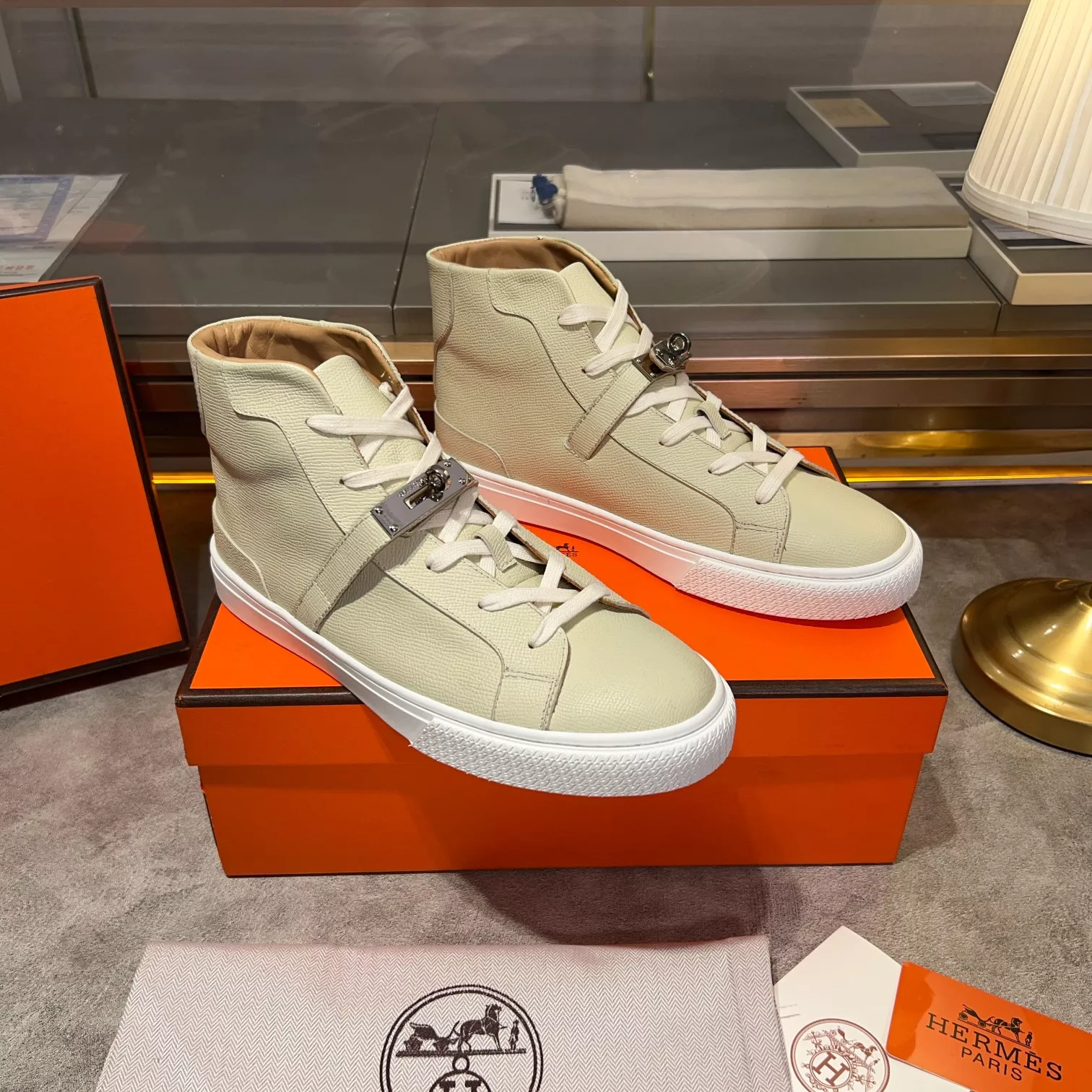 NewStyle 3247 Hermes High Tops Shoes For Men